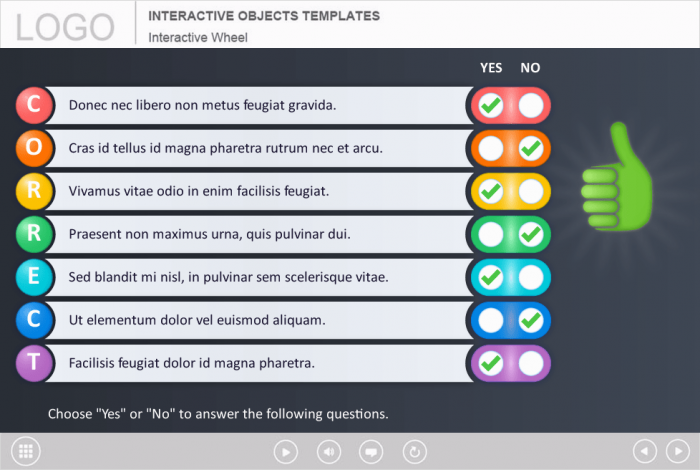 Completed Quiz — Download Storyline Template for eLearning Courses