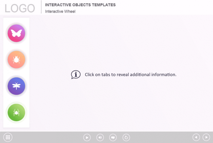 Vertical Tabs With Insects — Storyline Template-0