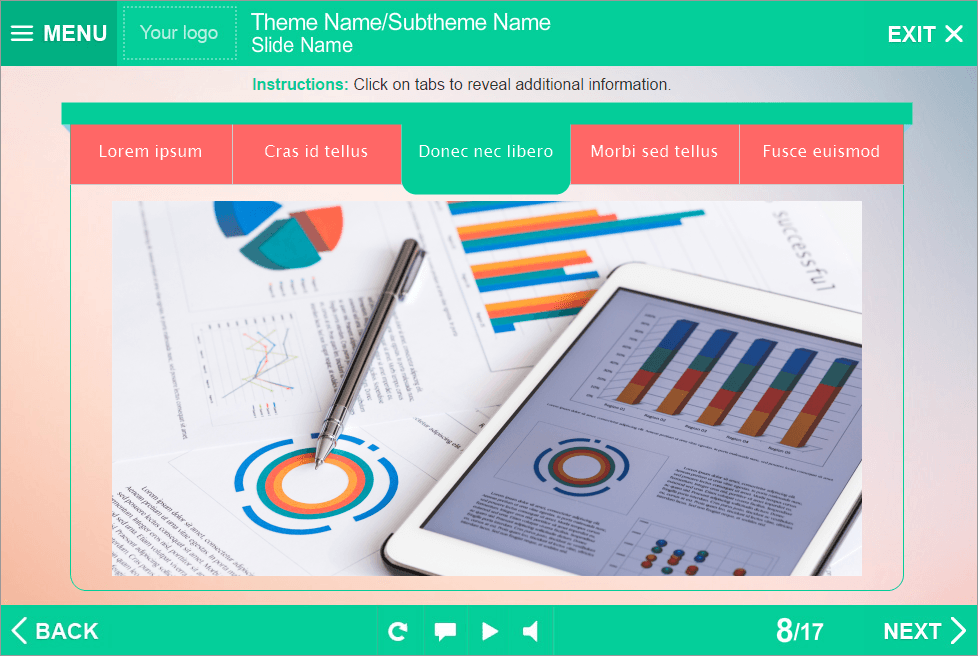 Slide with Image — Download Lectora Template Slide with Image — Download Lectora Template