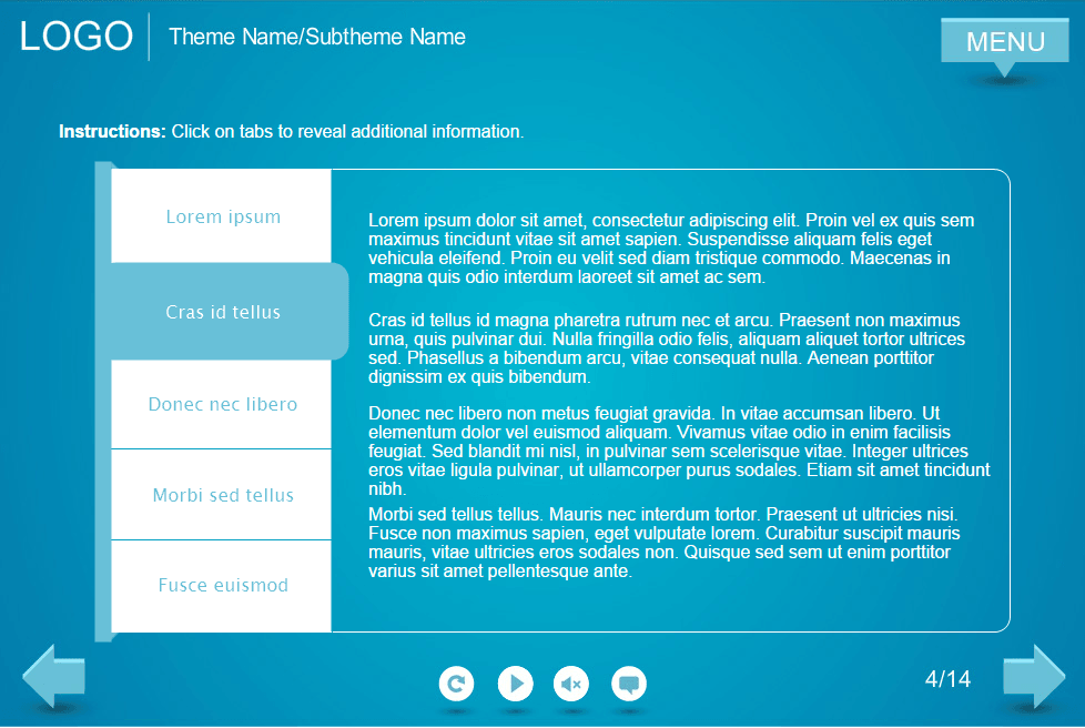 Clickable Vertical Tabs — eLearning Lectora Templates Clickable Vertical Tabs — eLearning Lectora Templates