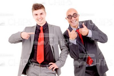 Young Businessman With Chief Stock Photo Pack-29842