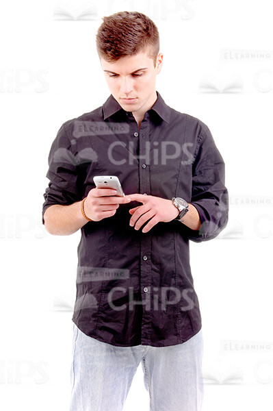 Attractive Young Guy With Gadgets Stock Photo Pack-29855