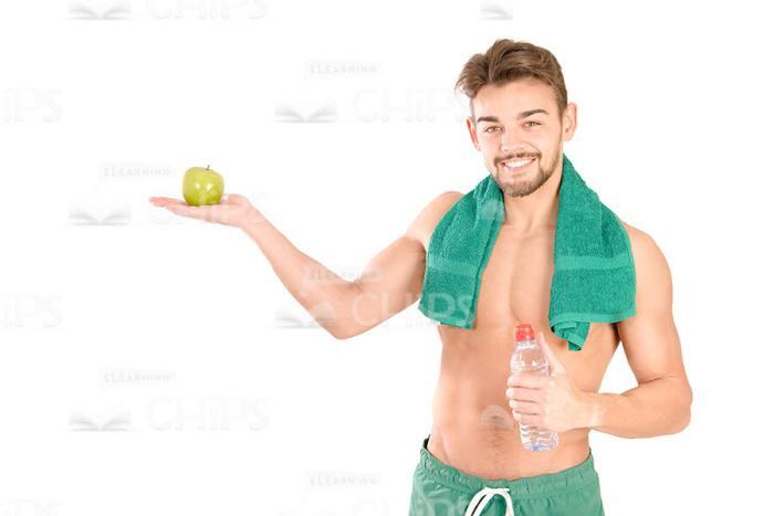 Young Man Doing Exercises Stock Photo Pack-29892