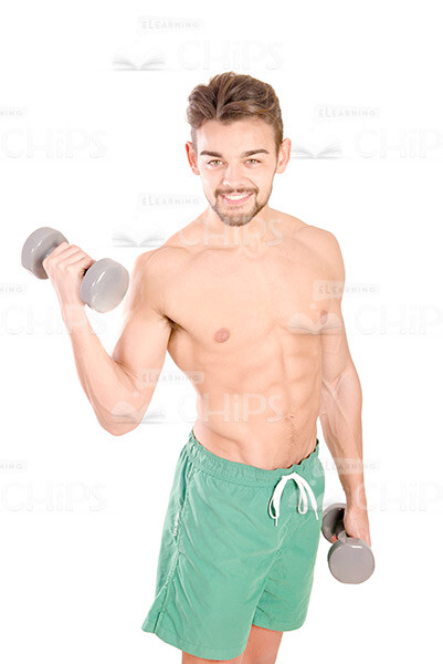 Young Man Doing Exercises Stock Photo Pack-29897