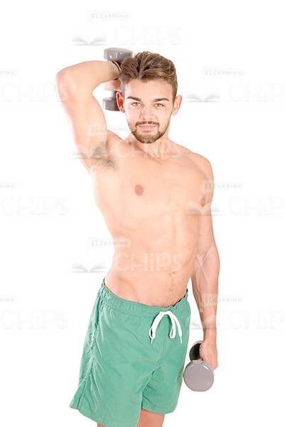 Young Man Doing Exercises Stock Photo Pack-29900