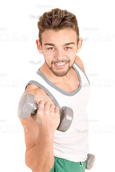 Young Man Doing Exercises Stock Photo Pack-29908