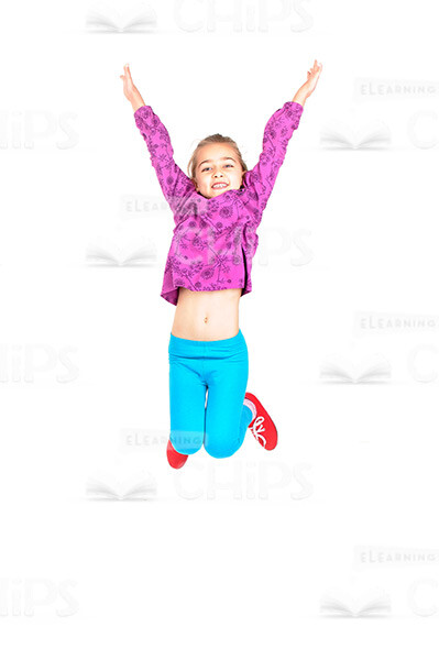 Cheerful Little Girl Stock Photo Pack-30039