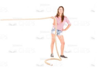 Young Girl Exercising Stock Photo Pack-30091