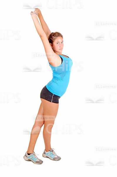 Young Girl Exercising Stock Photo Pack-30095