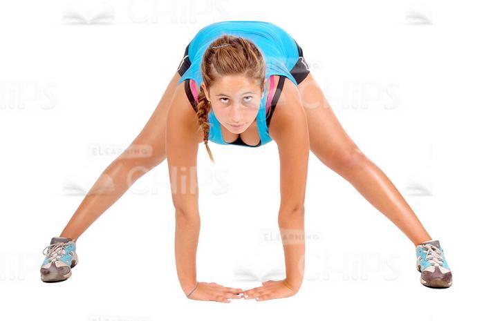 Young Girl Exercising Stock Photo Pack-30100