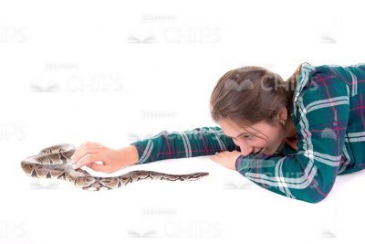 Young Woman With Exotic Animals Stock Photo Pack-30184