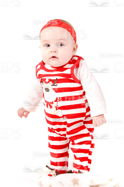 Little Children In Christmas Costumes Stock Photo Pack-30294