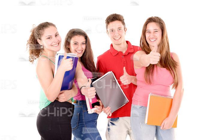 Group Of Young Students Stock Photo Pack-30304