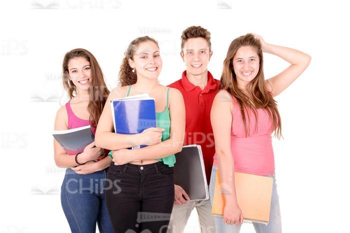 Group Of Young Students Stock Photo Pack-30305