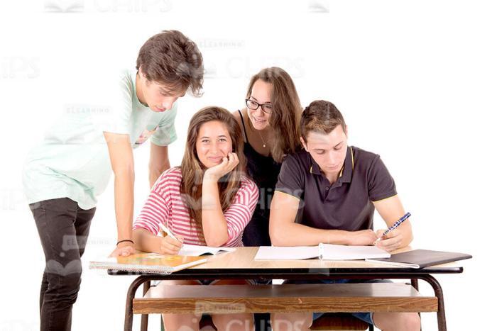 Group Of Young Students Stock Photo Pack-30307