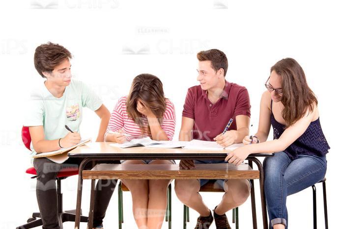 Group Of Young Students Stock Photo Pack-30309