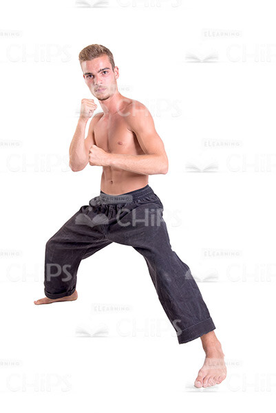 Young Karate Fighter Stock Photo Pack-29711