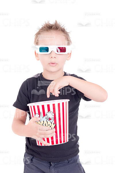 Little Kids Watching 3D Movie Stock Photo Pack-30357