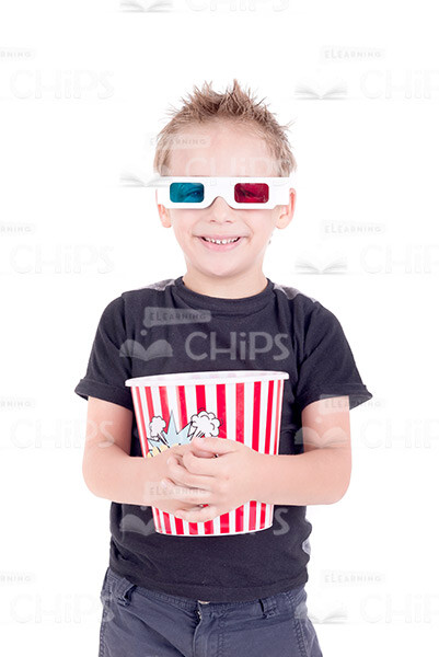 Little Kids Watching 3D Movie Stock Photo Pack-30358