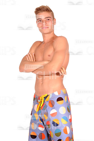 Teenage Man In Beachwear Stock Photo Pack-29719