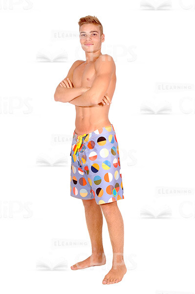 Teenage Man In Beachwear Stock Photo Pack-29720