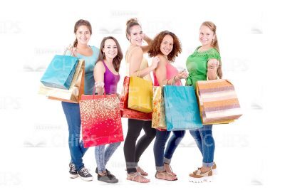 Young Ladies Shopping Stock Photo Pack-30679