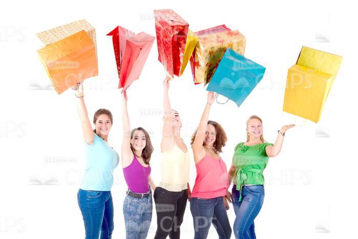 Young Ladies Shopping Stock Photo Pack-30681