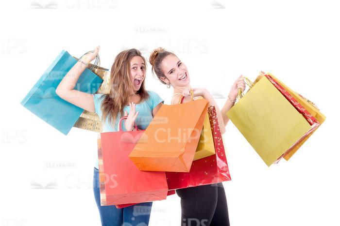 Young Ladies Shopping Stock Photo Pack-30685