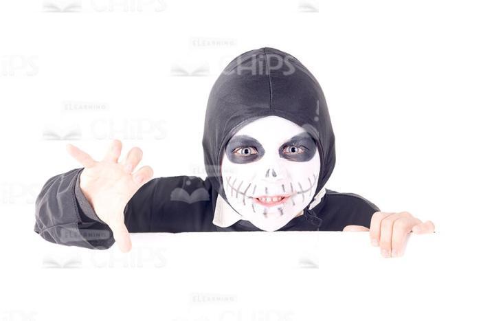 Kids In Halloween Costumes Stock Photo Pack-30741