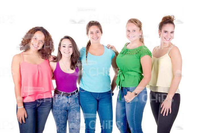 Happy Young Girls Stock Photo Pack-30758