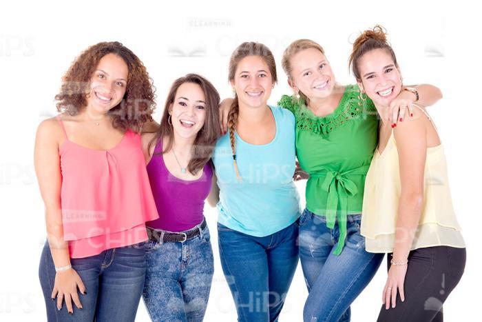 Happy Young Girls Stock Photo Pack-30759