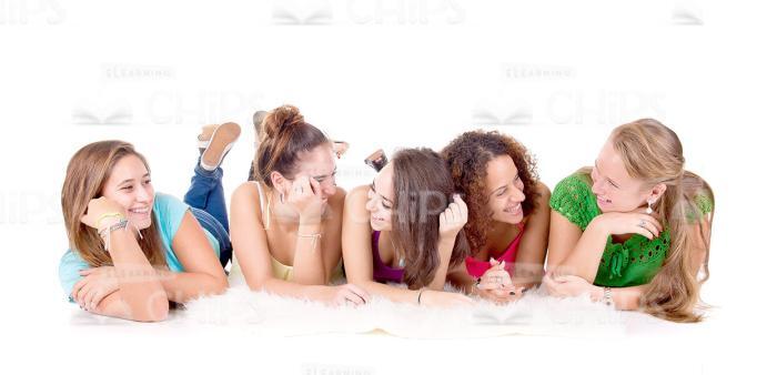 Happy Young Girls Stock Photo Pack-30763