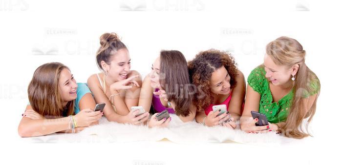 Happy Young Girls Stock Photo Pack-30765