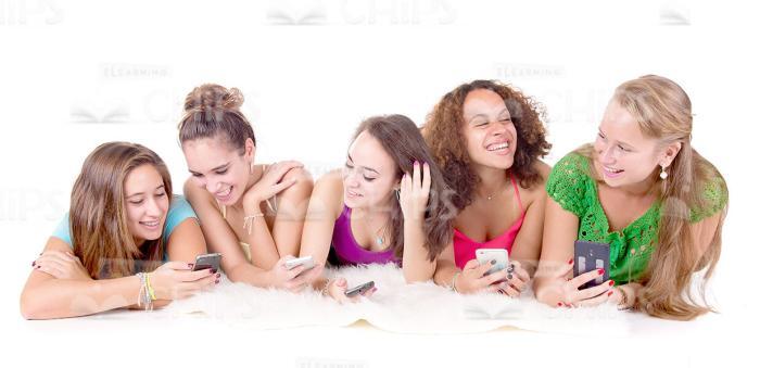 Happy Young Girls Stock Photo Pack-30766