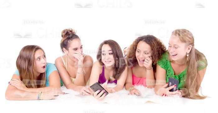 Happy Young Girls Stock Photo Pack-30767