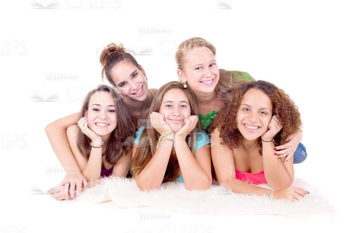 Happy Young Girls Stock Photo Pack-30770