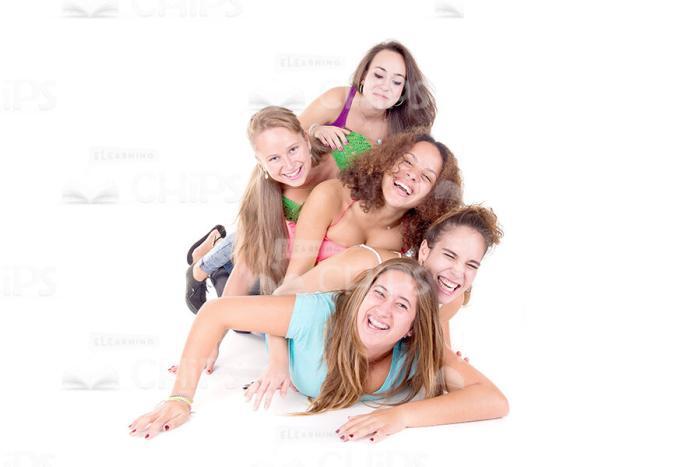 Happy Young Girls Stock Photo Pack-30777