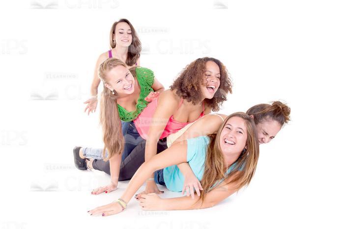 Happy Young Girls Stock Photo Pack-30778