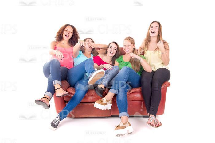 Happy Young Girls Stock Photo Pack-30779