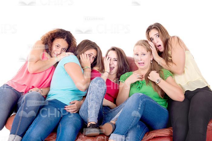 Happy Young Girls Stock Photo Pack-30781