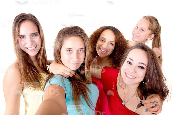 Happy Young Girls Stock Photo Pack-30792