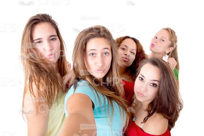 Happy Young Girls Stock Photo Pack-30793