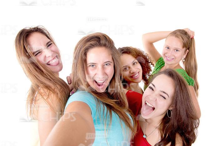 Happy Young Girls Stock Photo Pack-30794