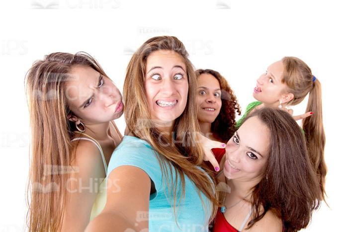 Happy Young Girls Stock Photo Pack-30795