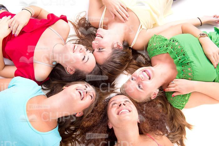 Happy Young Girls Stock Photo Pack-30800