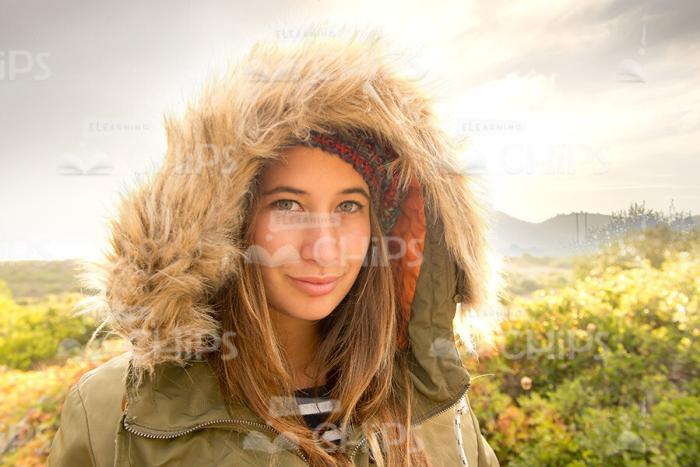 Young Teenager Walking Outdoors Stock Photo Pack-30837