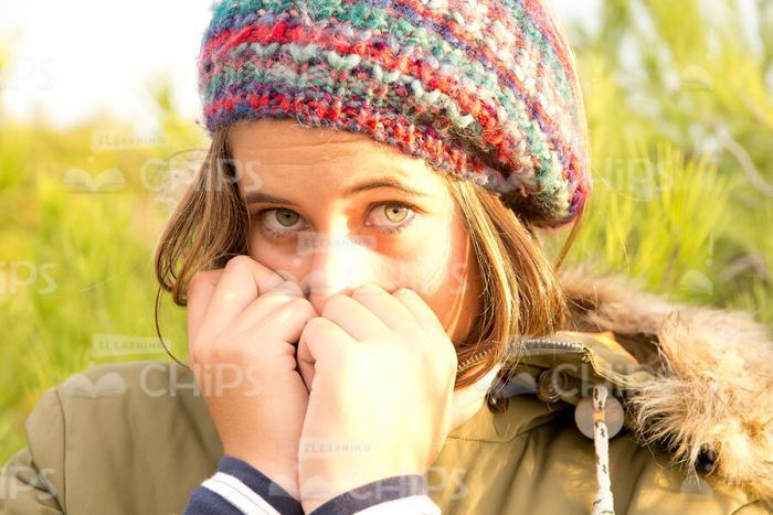 Young Teenager Walking Outdoors Stock Photo Pack-30839