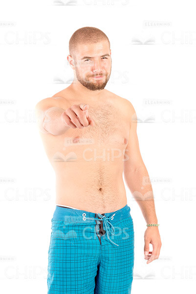 Handsome Man Wearing Shorts Stock Photo Pack-29741