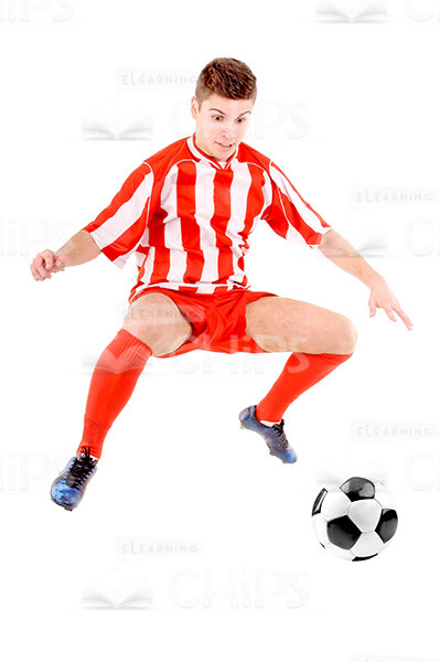 Young Guy Playing Football Stock Photo Pack-29782