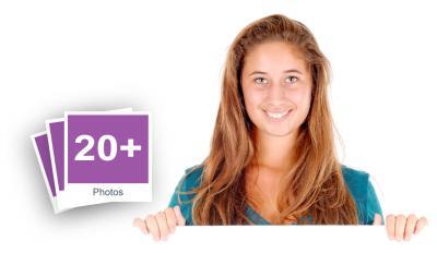 Close Up Stock Photo Pack Of Emotional Young Woman-0